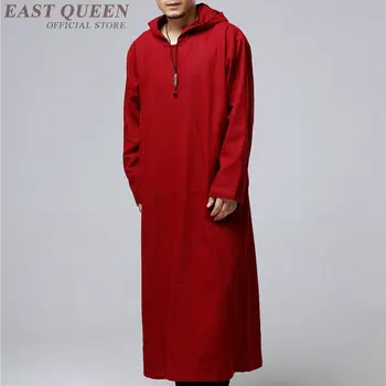 Tradičné čínske oblečenie pre mužov, mužský kabát vrchné oblečenie orientálna zimné zákopy srsti mužov trenchcoat oblečenie 2018 DD1298