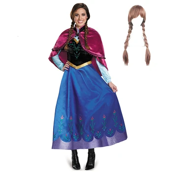 Dospelých Anna Elsa Šaty do hry Aladdin ' s Bohyne Jasmine Cosplay Party Princezná Šaty