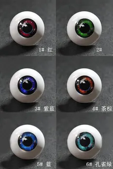 Nový mm 8 mm 10 mm 12 mm 14 mm 16 mm 18 mm 20 mm 22 mm 24 mm 26 mm 6 farieb Zmiešané farby Akrylové Bábika Oči SD MSD AOD BJD Oči
