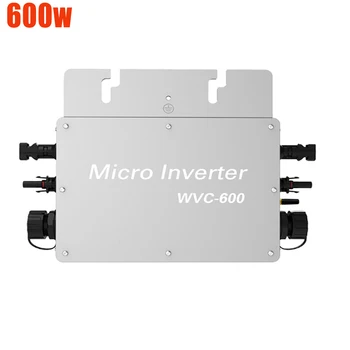600W Micro Solárny Panel Smart Inverter Čistá Sínusová Vlna Domov Invertor 60V MPPT Na Grid Kravatu Inversor Ip65 pre 230V AC 120V