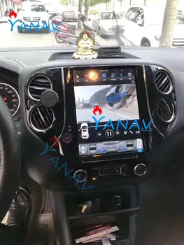 10.4 palce vertikálne obrazovke Android, hudba GPS navigácie platiteľa Na VW Tiguan 2010-2016 GPS Rádio Reči DVR funkcie Online TV