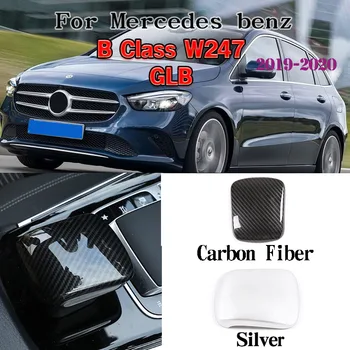 Chrome /Carbon Fiber Centrálne Riadenie, Lakťová Opierka Dekoratívny Kryt Výbava Pre Mercedes Benz B Glb Triedy W247 X247 2019 -2020 Accessorie