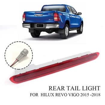 Dynamické Tretej 3. Brzdové Svetlo, Zadné zadné Svetlo Stop Lampa pre Toyota Hilux Revo Vigo 2015 2016 2017 2018 Červená Shell