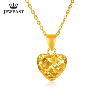 JLZB 24K Čistého Zlata s Príveskom Reálne AU 999 Solid Gold Čaro, Krásne Srdce Luxusnej Módnej Klasické Jemné Šperky Hot Predaj Nových 2020