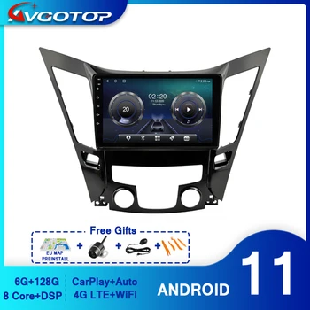 AVGOTOP Android 11 Auto Multimediálne pre HYUNDAI SONATA 2011 2012 2013 2014 Carplay Navigácia, WiFi, GPS Vozidla Rádio