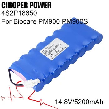 CP Lekárske Batérie Náhradné 4S2P18650 14,8 V V 5200mAh Na Elektrokardiograme Stroj PM900 4S2P18650 PM900S