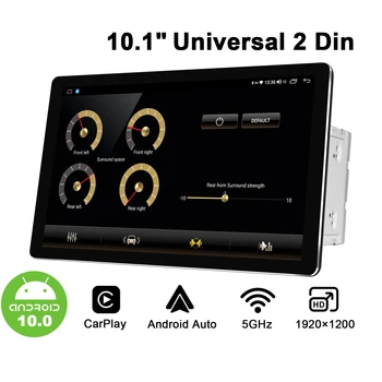 2 din rádio Android Auto Stereo 10.1
