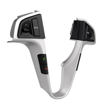 Auto Volantu, Audio Ovládanie Hlasitosti Tlačidlo Prepnúť Modré Podsvietenie pre Hyundai Verna Solaris