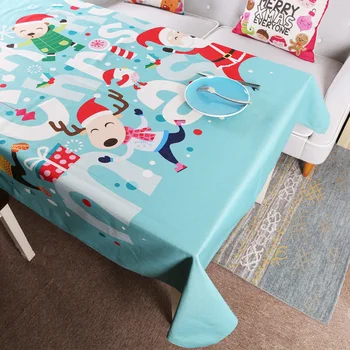Bavlnená posteľná Bielizeň vianočný obrus obdĺžnik tabuľka kryt bytový textil strany tableclothes stôl dekorácie, kuchynský stôl zahŕňa