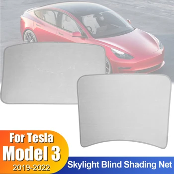 Predné, Zadné, Strešné Okno Čelné Sklo Pre Tesla Model 3 2019-2022 Strešné Okno Nevidiacich Odtieň Netto Upgrade Slnko Odtiene Sklenená Strecha Slnečník