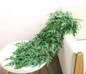 Umelé Rastliny Tvorivé Realisticky Nandina Dekoračné Umelé Leaf Faux Rastlín