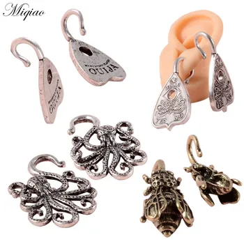 Miqiao 2ks Európskych a Amerických Hot-predaj Retro Bee Octopus List Ucha Zosilňuje Telo Nádherné Šperky, Piercing