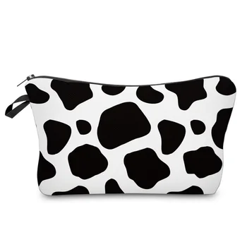 3D vytlačené krava kozmetická taška ženy iny vietor super fire krava tlač skladovanie kozmetická taška
