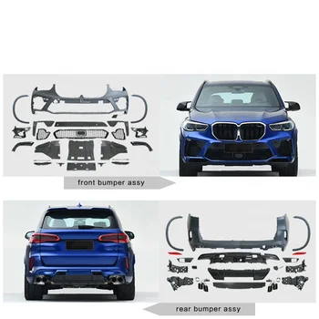 Pre BMW X5 G05 Upgrade X5M Automobilové Diely Abs Uhlíkových Vlákien Bodykit Predné, Zadné Nárazníky na autá Strane Sukne