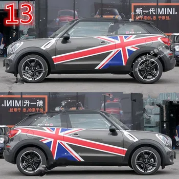 Cool UK Národnej Vlajky Dvere Pás Riadok Auto Nálepky Pre BMW Mini Medi Krajana R55 R56 F55 F56 Z2CA822