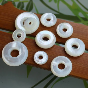 20Pcs /Veľa Prírodná perleť Shell DIY Náušnice, Náramok Materiál Príslušenstvo
