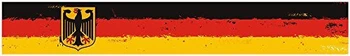 2X Vinylové čalúnenie Nemecko nemecké vlajky pásy nálepky, nálepky kapota nárazník auta, na bicykel,60 CM