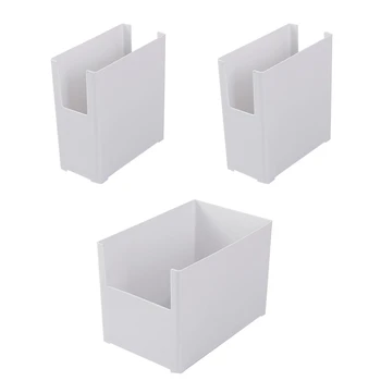 3ks Kuchynské Skrinky Úložný Box Ploche Dokončovacie Box Zásuvky Multi Funkcia Úložný Box Zásuvky Organizátor