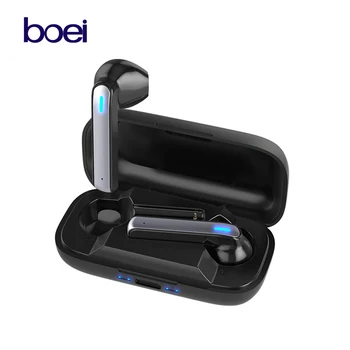 Boei Nepremokavé Bluetooth Slúchadlá Slúchadlá Bezdrôtové HIFI Stereo Hudobné Slúchadlá Pre Všetky Smartphony TWS Semi-in-ear Slúchadlá