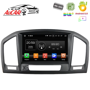 Android 8.0 Auto DVD Prehrávač pre Opel Insignia / Buick Regal 2009 - 2013 GPS Navigačný systém, Bluetooth, autorádio, WIFI 4G AUX