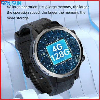 часы муржские наручные 4G Smartwatch Mužov, WIFI, GPS, 4GB+128GB Veľká Pamäť MT6762 Osem-Core CPU Android 10 Smart Telefónu Volať Hodinky