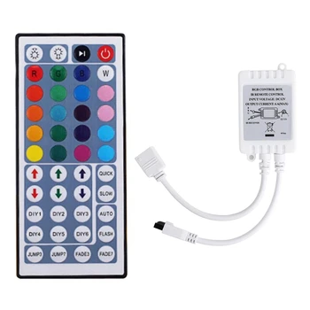 LED Controller+44 Kľúče, Diaľkové Ovládanie RGB Ovládací Box INFRAČERVENÉ Svetlo Pásy Radič Pre 5050 2835 RGB Svetlo Pásy