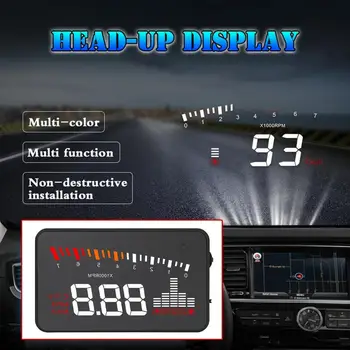 Viaceré Funkcie Prenosné LED OBD2 HUD čelné Sklo Projektor pre SUV