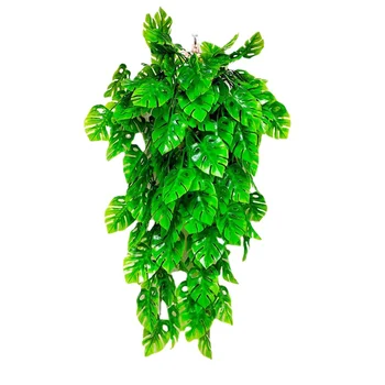 1pc 80 cm Umelé Zelenej Listovej Dekor Stene Visí Zelené Rastliny, Obývacia Izba Dekorácie