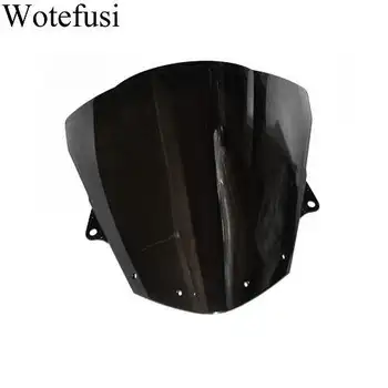 Wotefusi Black Motocykel čelné Sklo Výbava Tieň Pre Kawasaki ZX-10R 08-09 Čelné sklo [CK522]