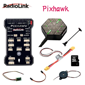 Radiolink Pixhawk PIX PX4 Letu Regulátora 32bit STM32F427 S GPS Držiak M8N GPS Bzučiak 4G SD Kartu Telemetry Modul Montáž