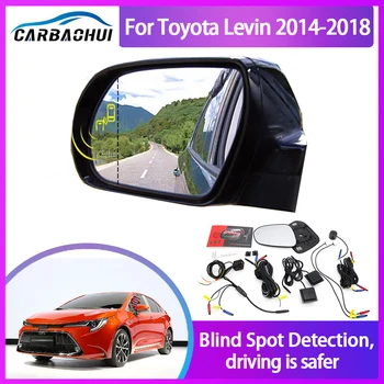 Auto BSA BSM BSD pre Toyota Levin 2014-2018 Blind Spot Radarový Systém Detekcie Mikrovlnný Senzor Jazdy Vzad Radarový Snímač