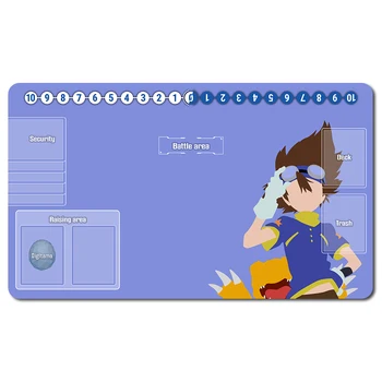 695497 - Dosková Hra DTCG Playmat Tabuľka Mat Veľkosť 60X35 cm Mousepad Hrať Rohože Kompatibilný pre Digimon TCG CCG RPG