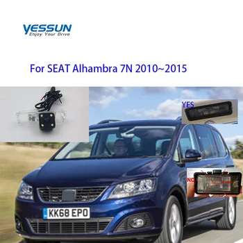 Yessun CCD parkovacia Kamera Pre SEAT Alhambra 7N 2010~2015 Parkovanie Zadnej strane Zálohy kamera/vehical zadná kamera