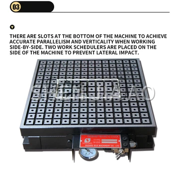 300*450 CNC Vákuové prísavky Nástroj Vysávač s permanentným Magnetom prísavky Stroj CNC Magnet Vákuové Disku Medi,Hliníkové Dosky