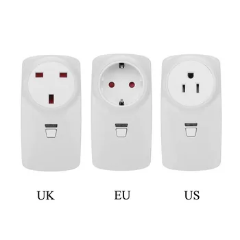 Smart Home Plug Bezdrôtových elektrických Zásuviek zapnutie Svetla Pätica NÁS EÚ UK Elektrické Smart Plug s Diaľkovým ovládaním 315/433Mhz