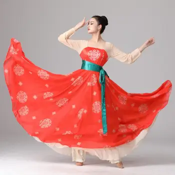 Letné dlhé šaty žien ázie šaty Originál retro víla elegantné Zlepšenie Hanfu Čínske ľudové tanečné Kostýmy