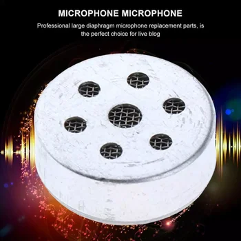Kvalitné 16 mm Priemer Mikrofónu Veľké Membrána Kazety Core Kapsule Pre Štúdiové Nahrávanie Kondenzátorových Mikrofónov