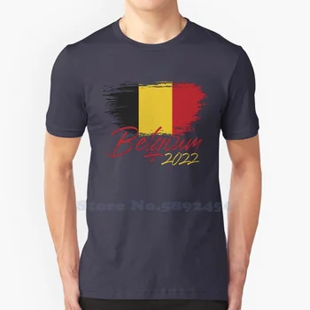 Belgicko futbal 2022 T-Shirt Mužov A Žien