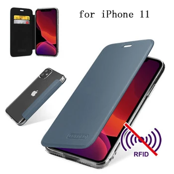 Nové Módne Originálne Kožené puzdro Flip Telefónu Kryt pre iPhone 11/11 Pro Soft TPU obal na iPhone, 11Pro, Max Fundas Coque capa