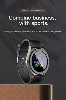 2021 Nový dotykový displej náramkové hodinky v5 bezdrôtový smart kapela podporu SIM telefón hovor sledovať zdravie, šport smart hodinky