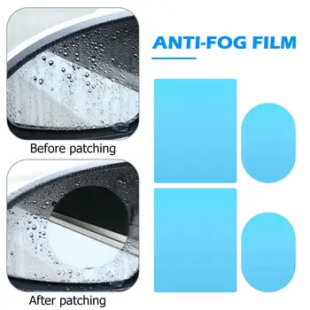 4pcs Auto Bočné Spätné Zrkadlo Ochranné Fólie Nepremokavé Okna Zrkadla Rainproof Film Anti Fog Autá Nálepky
