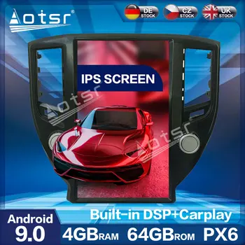 Aorts Tesla Štýl PX6 Android 9.0 4+64GB Auto Rádio Prehrávač, GPS Navigáciu Auto Stereo Multimediálne Pre TOYOTA CROWN 14. Generácie