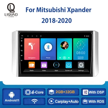 LIQIAO autorádio Na Mitsubishi Xpander 2018 - 2020 Carplay Multimidia Video Prehrávač, Navigácia GPS Auto parkovacia Kamera USB OBD