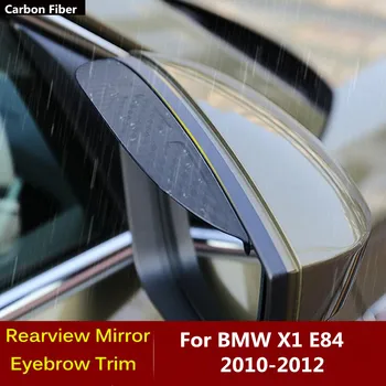 Pre BMW X1 E84 2010 2011 2012 Uhlíkových Vlákien Spätné Zrkadlo Pokrytie Stick Výbava Rám Štít Obočie Dážď/Sun Auto Príslušenstvo