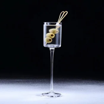 Japonský štýl vysokým podpätkom kolo koktailového pohára barman nástroj bezolovnatý crystal šampanské sklo tvorivé koktailového pohára