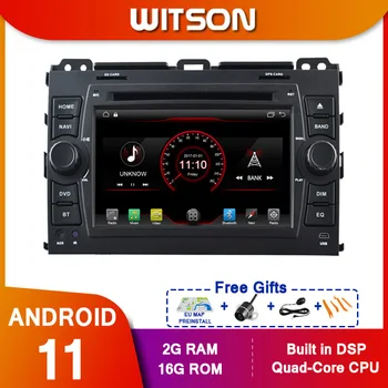 WITSON autorádia Multimediálne 2 din android 11 Video Prehrávač, Navigácia GPS Pre Toyota Prado