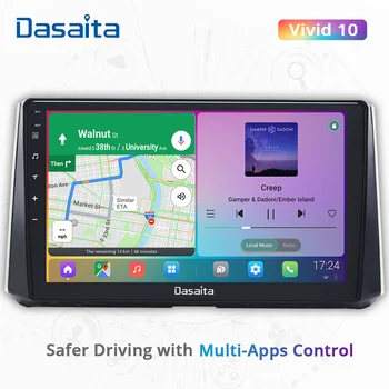 Dasaita Živý Pre Toyota Corolla 2019 2020 Auto stereo android Apple Carplay Android Auto Navigácia IPS GPS DPS 1280*720